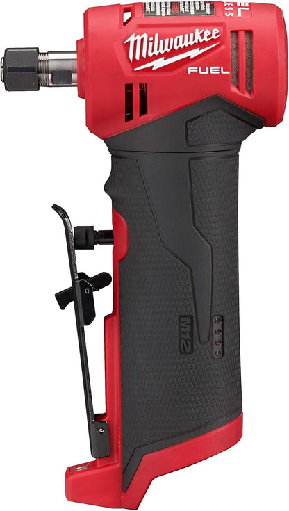 Milwaukee M12 FUEL 12V Lithium-Ion Brushless Cordless 1/4 in. Right Angle Die Grinder (Tool-Only)